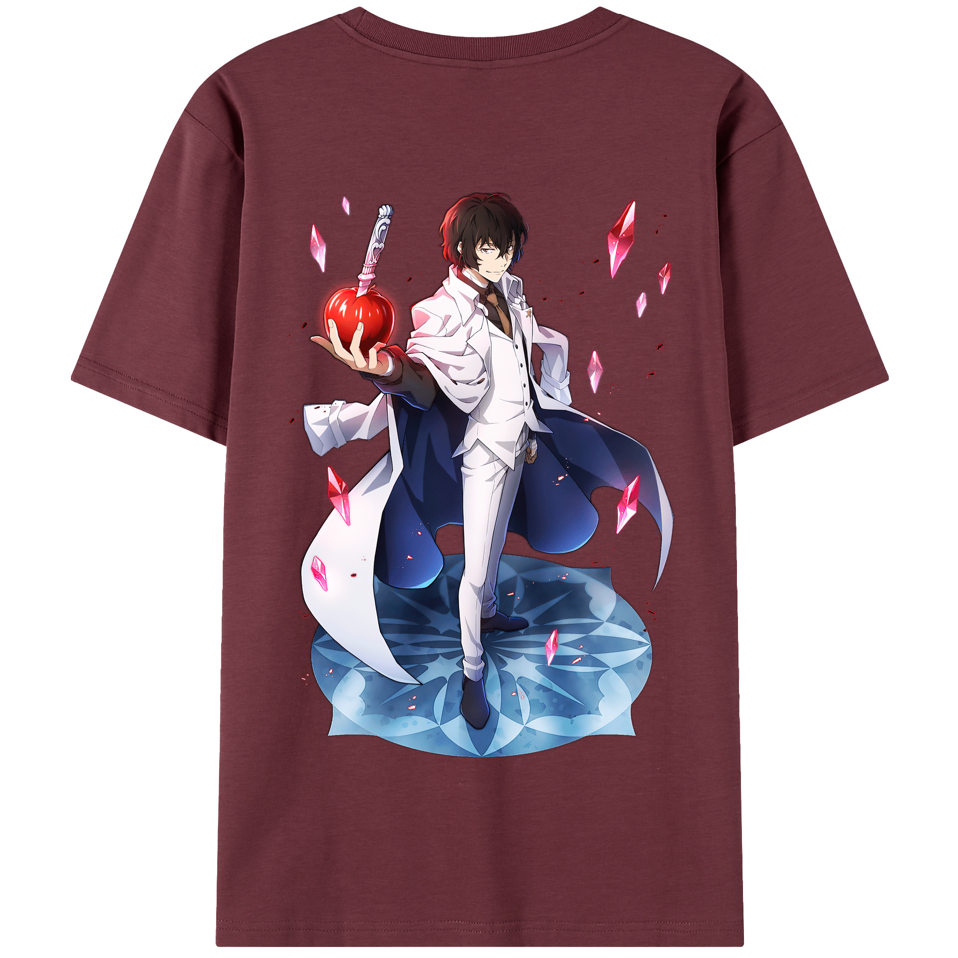 （画像用） 文豪ストレイドッグス Bungo Stray Dogs 綿100％半袖Tシャツ（背面プリント）